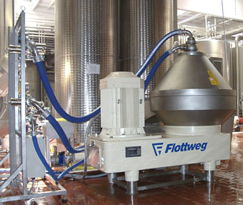 flottweg biodiesel glycerine disc centrifuge olive oil clarifier bevarage production